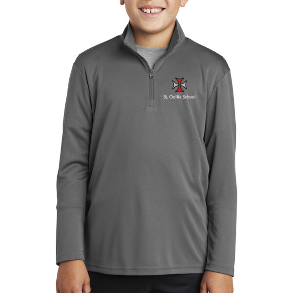 Youth PosiCharge Competitor 1/4-Zip Pullover - Embroidered Logo Thumbnail